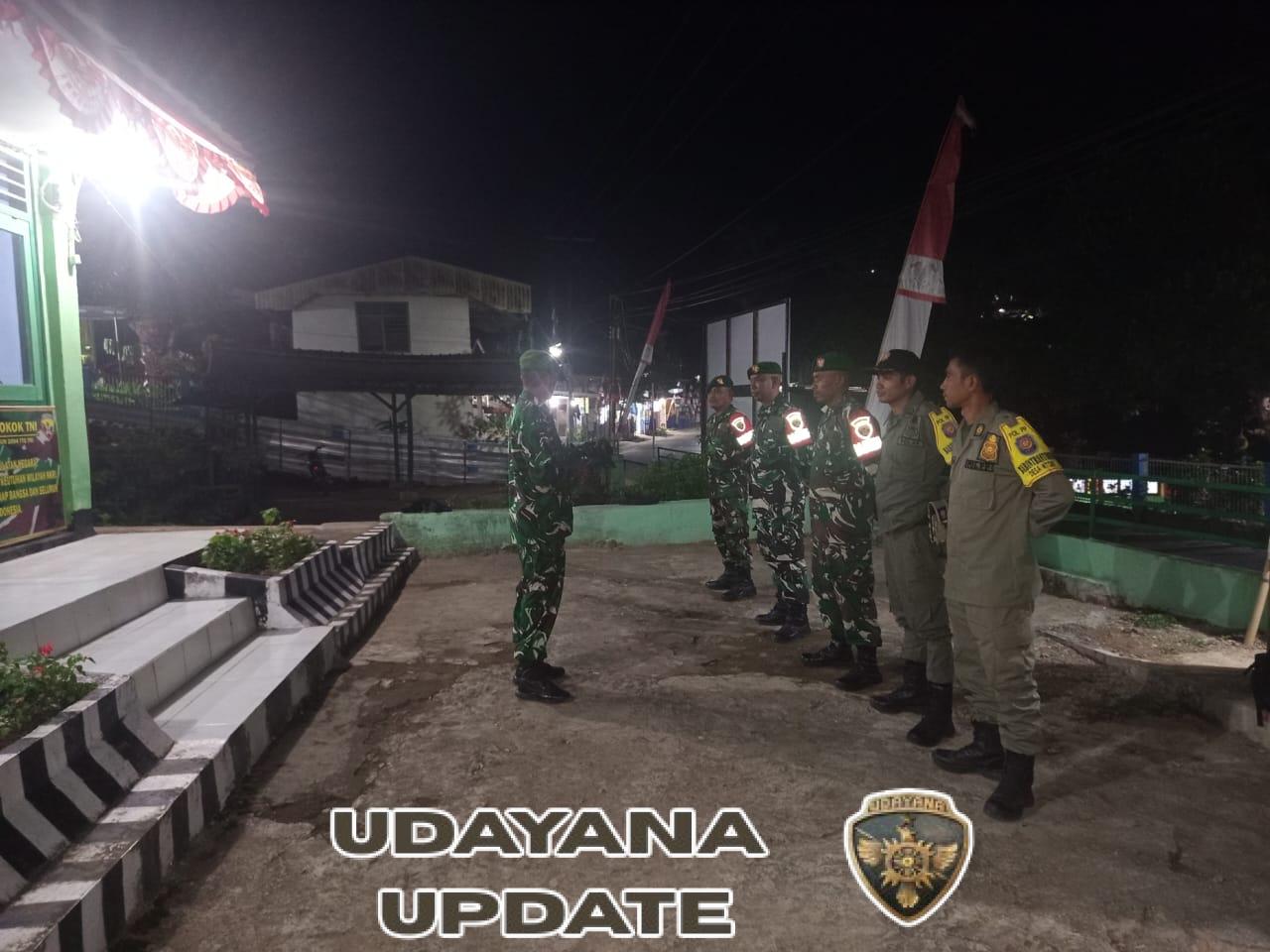 Sinergi Koramil, Pol PP, dan Linmas Amankan Wilayah Wawo