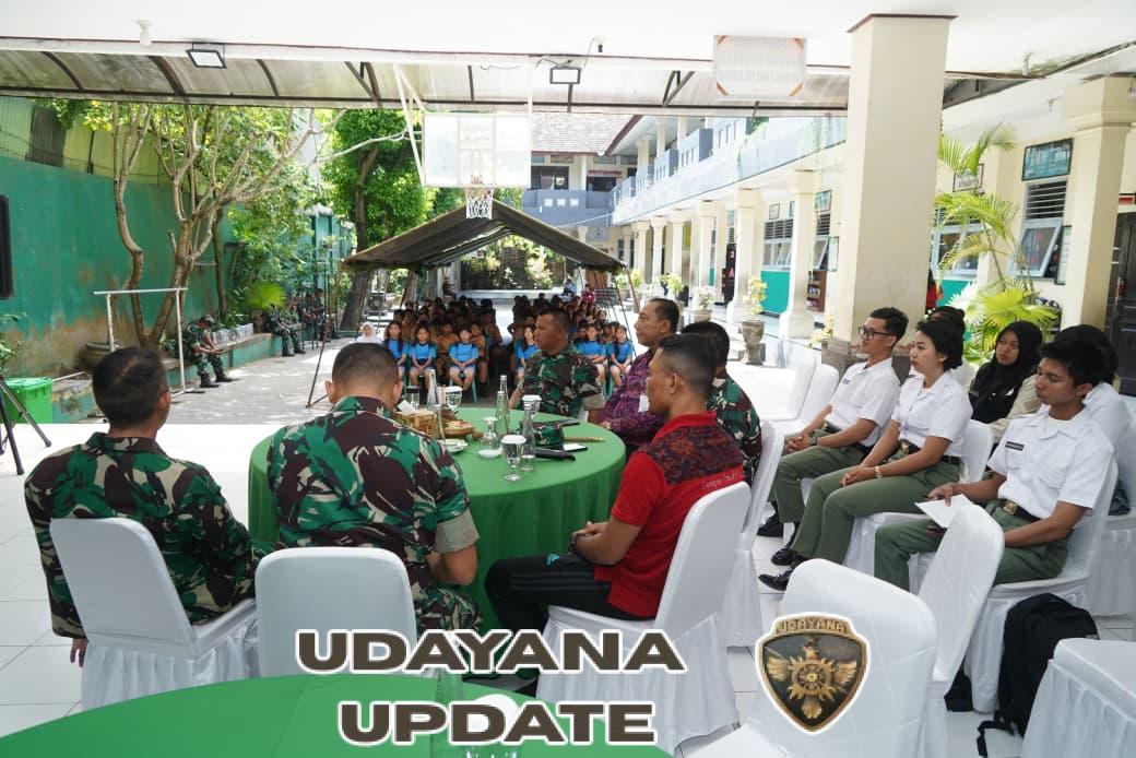 Dukung Program MBG, Kodim 1611 /Badung Bagikan Ratusan Porsi Makanan Bergizi untuk Siswa