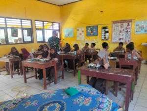 3.848 Porsi Makan Bergizi Disalurkan untuk Anak dan Ibu di Wilayah Kodim 1608/Bima