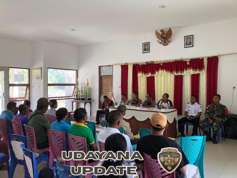 Satgas Yonif 741/GN Melalui SSK I Turut Serta Dalam Rapat Koordinasi Persiapan Lomba Balap Sepeda Internasinal