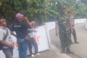 Babinsa dan Bhabinkamtibmas Bersinergi Awasi Persiapan Acara Seremonial Adat di Ende