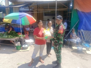 Gerakan Pangan Murah: Kodim 1624/Flotim Bersama BULOG Distribusikan 5 Ton Beras