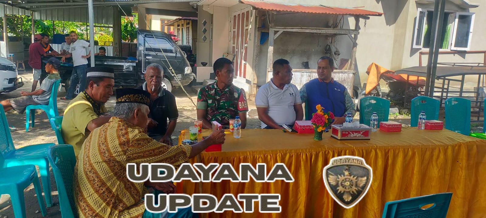 Dukung Pembangunan Desa, Babinsa Kodim 1602/Ende Laksanakan Komsos di Ndorurea 1