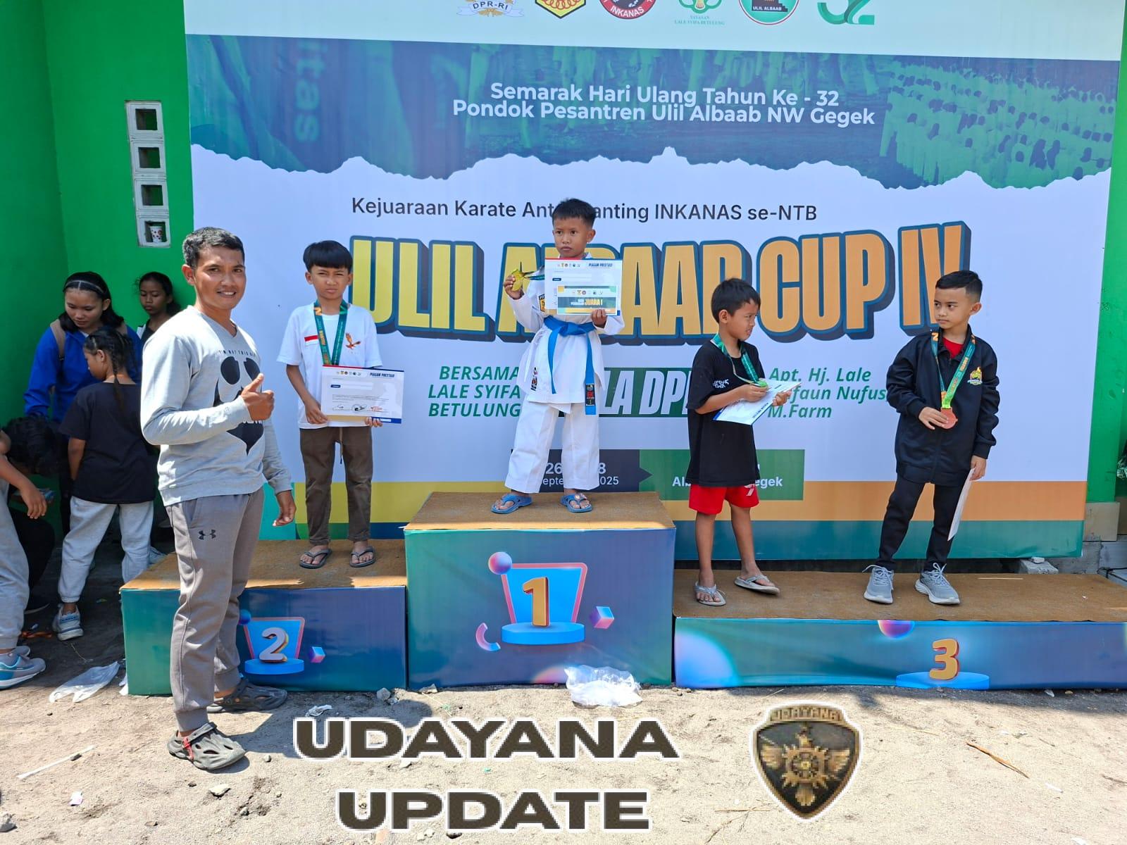 ‎Kodim 1615/Lotim Bangga, Anak Babinsa Desa Timba Nuh Persembahkan Prestasi Karate Tingkat Provinsi