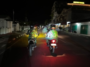Kasdim 1622/Alor Pimpin Patroli Malam Jaga Keamanan Warga