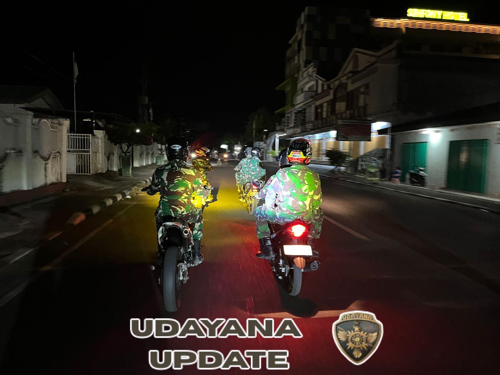 Kasdim 1622/Alor Pimpin Patroli Malam Jaga Keamanan Warga
