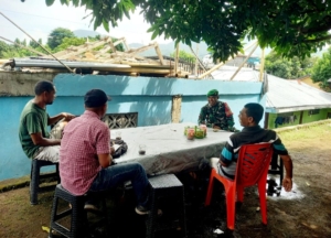 Babinsa Kodim 1602/Ende Dekatkan Diri dengan Masyarakat dan Pelajar di Ende Utara