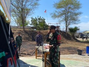 Akhiri Penugasan di Tapal Batas, Satgas Yonif 741/GN Musnahkan Barang Bukti Selundupan