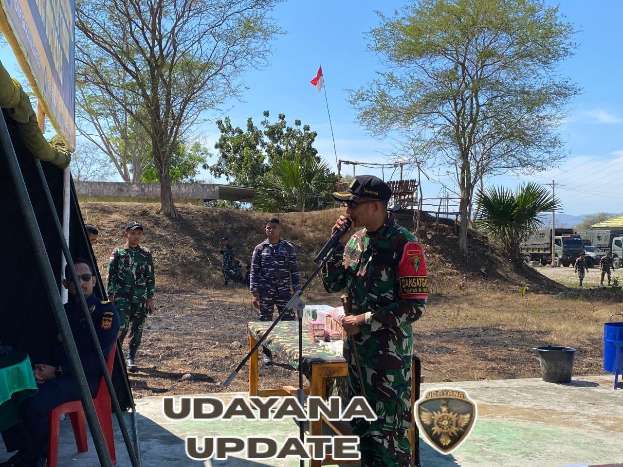 Akhiri Penugasan di Tapal Batas, Satgas Yonif 741/GN Musnahkan Barang Bukti Selundupan