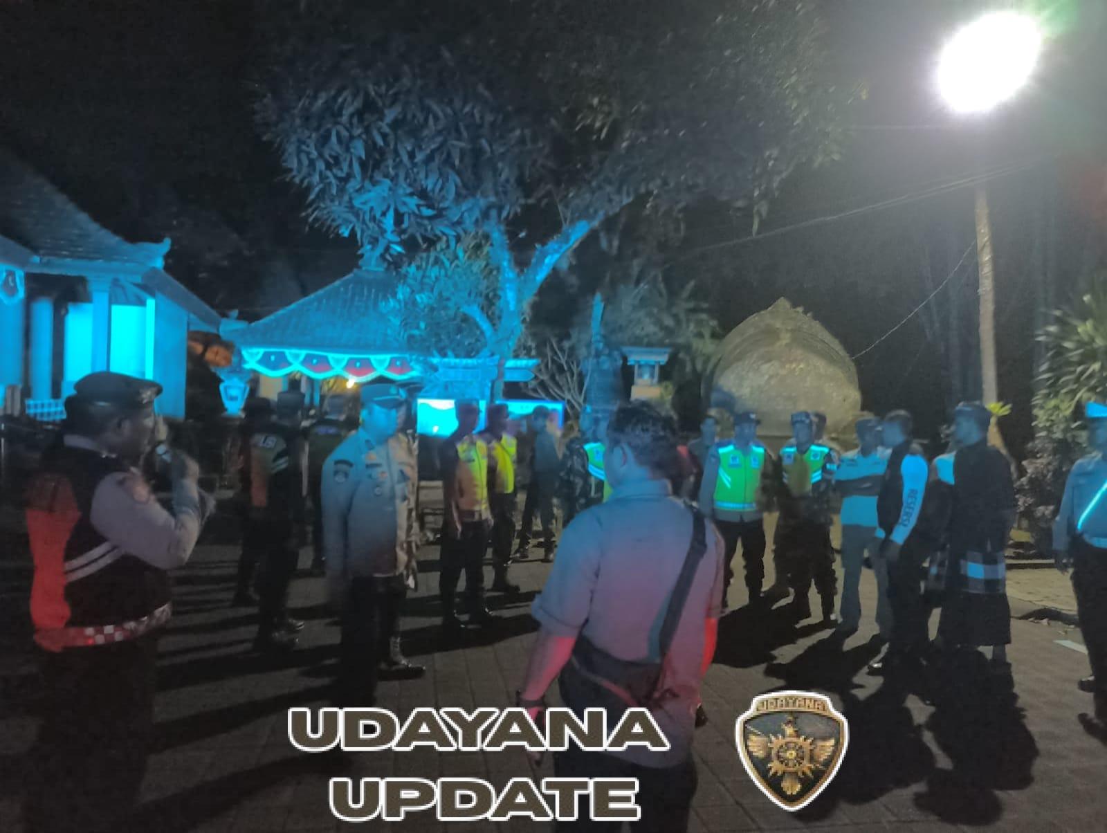 Patroli Gabungan Koramil Tampaksiring Disambut Positif Masyarakat