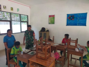 Sinergi Babinsa Dan Yayasan Timorana Mandiri Sukseskan Program MBG