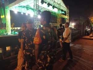 Gelar Pengamanan, Koramil Klungkung Pastikan Hut Ke 31 Bali Scooter Club Berjalan Lancar dan Kondusif