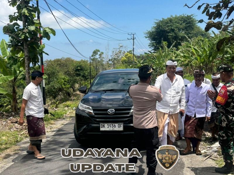 Danramil Nusa Penida Hadiri Upacara Keagamaan Di Desa Kutampi