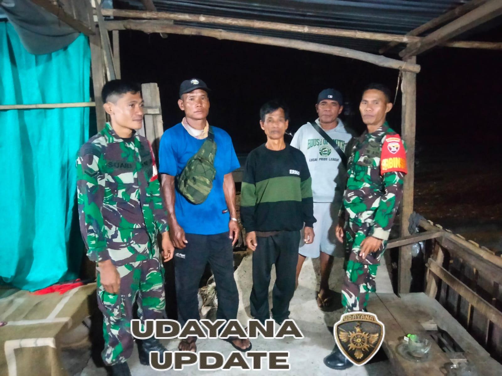 Hadir di Tengah Warga, Koramil Ropang Perkuat Rasa Aman Lewat Patroli Malam