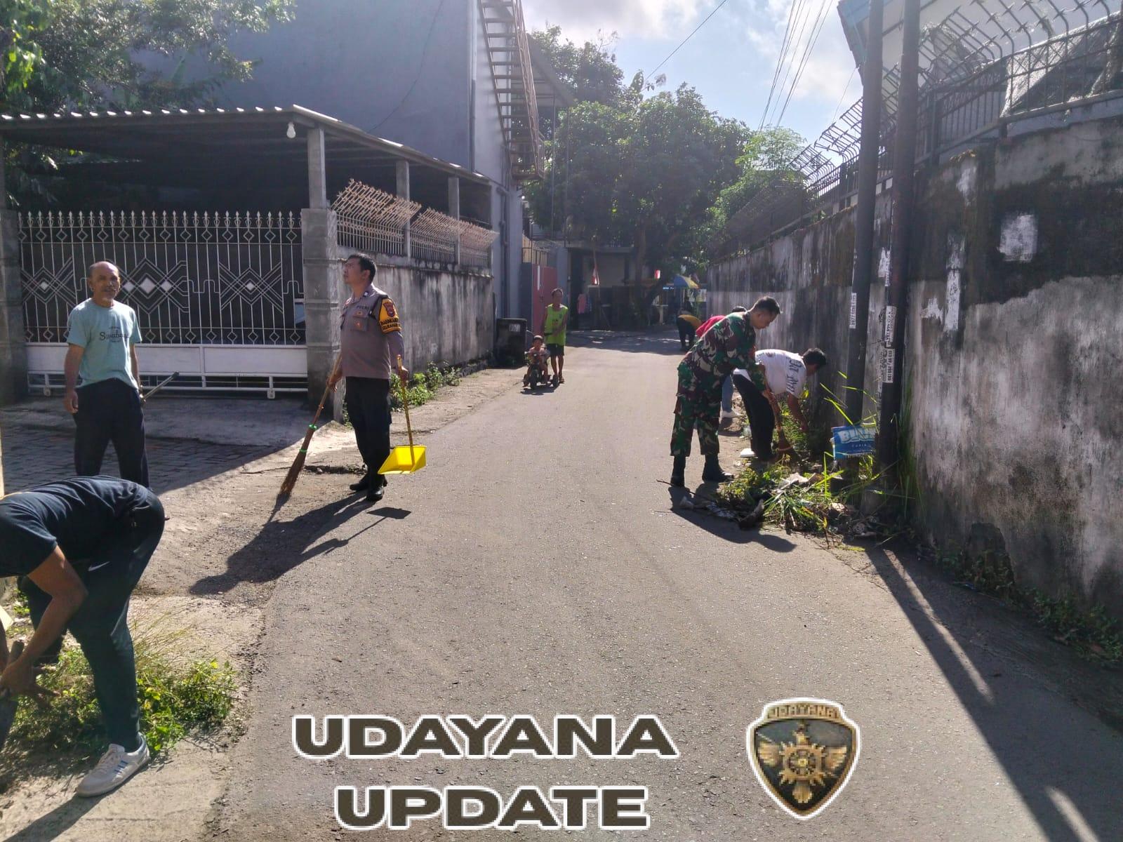 Sinergi Babinsa dan Lurah Punia Wujudkan Lingkungan Bersih