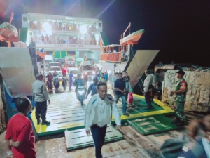 Kegiatan Pengamanan di Pelabuhan ASDP Pantai Baru Berjalan Lancar dan Tertib