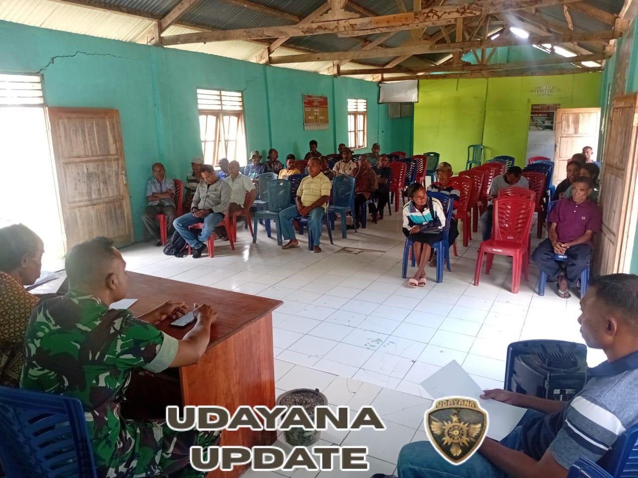 Sinergi Babinsa dan Warga Wujudkan Pembangunan Desa Teba Timur