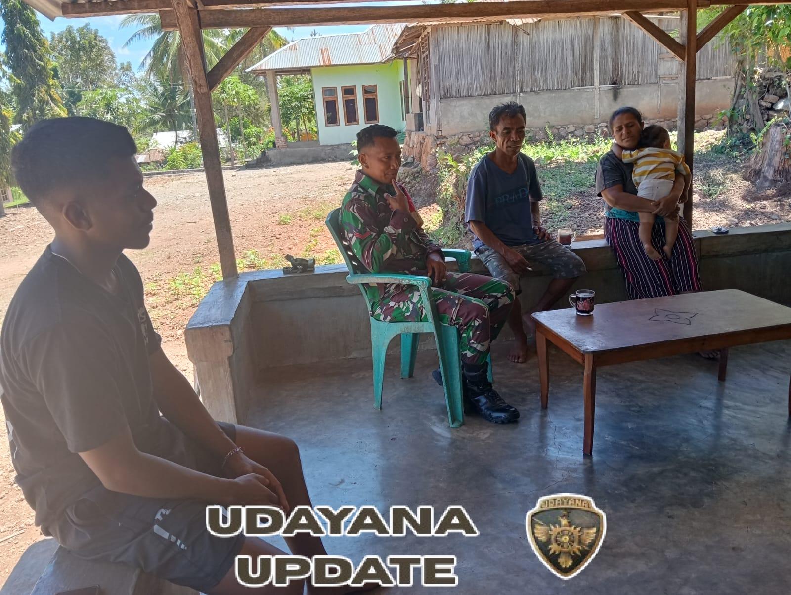 Anjangsana Penuh Makna, Babinsa Bisel Ajak Warga Saling Peduli