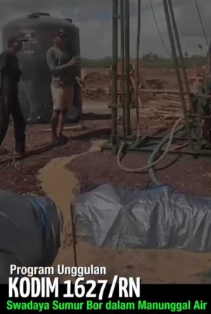 Dandim 1627 Rote Ndao Tekankan Pentingnya Koordinasi dalam Pembangunan Sumur Bor