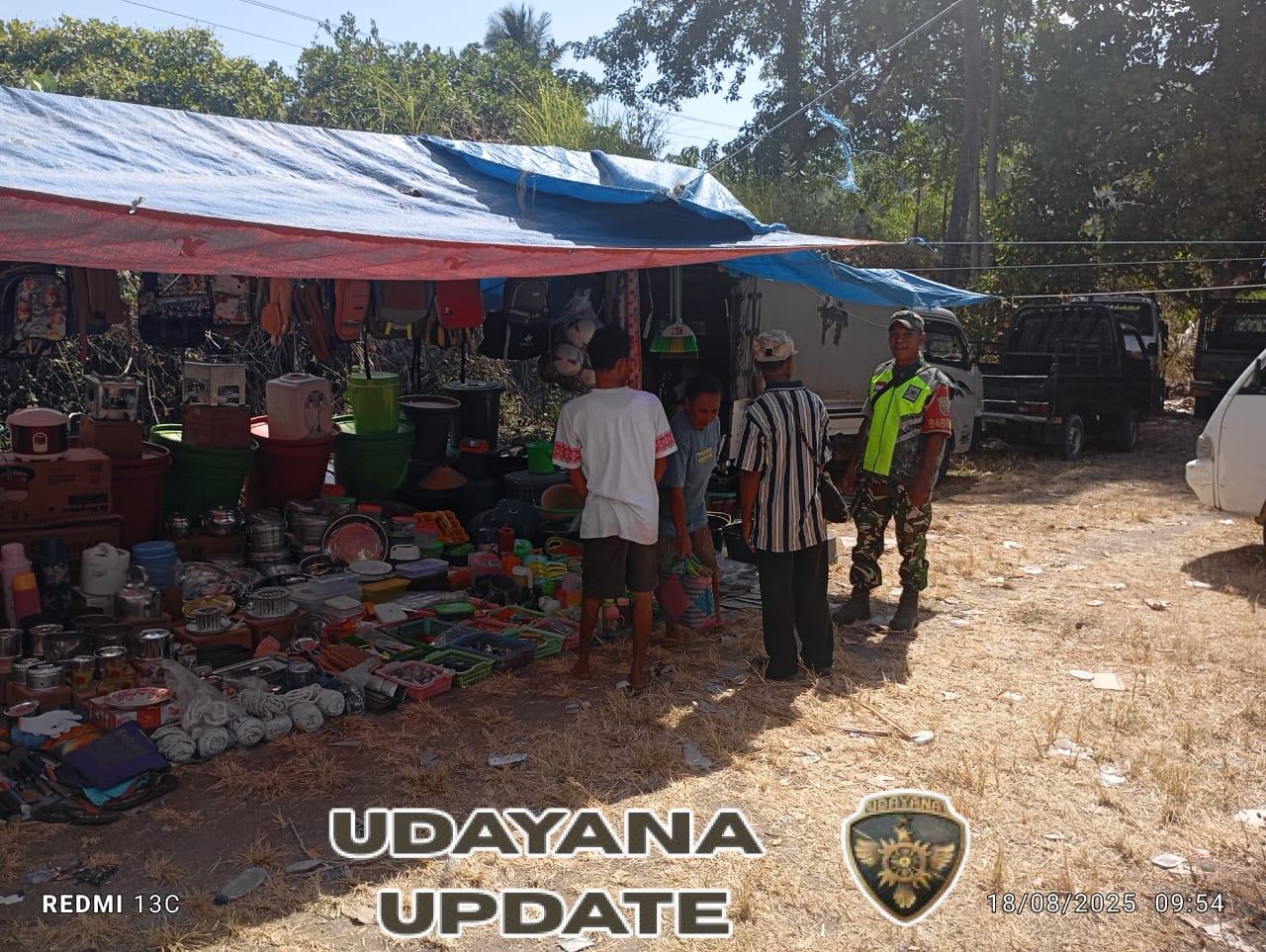 Dekatkan Diri dengan Warga, Sertu Denis Fernandes Laksanakan Komsos di Dusun Boti Fate