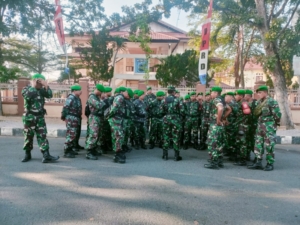 Soliditas TNI-Polri: Kodim 1614/Dompu Hadirkan Kekuatan Penuh di Apel Siaga Gabungan
