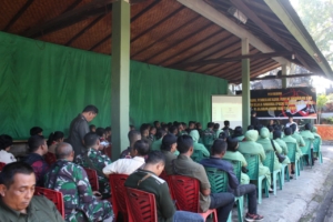 P4GN Kodim Tabanan: Penyuluhan Bahaya Narkoba dan Tes Urine Acak untuk Jaga Disiplin Prajurit