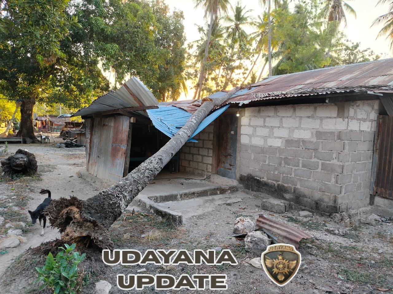 Babinsa Namodale Laksanakan Bhakti Sosial Bantu Warga Terdampak Angin Kencang