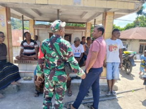 Kopda Melkyanus Terjun Langsung Monitoring Wilayah Binaan di Kecamatan Ndori