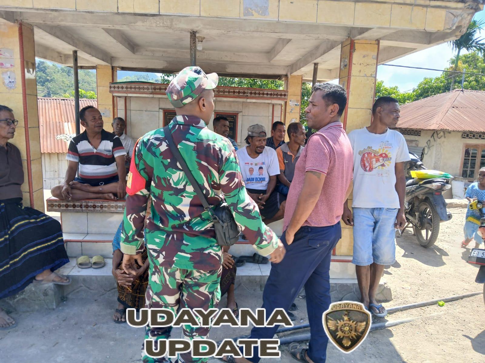 Kopda Melkyanus Terjun Langsung Monitoring Wilayah Binaan di Kecamatan Ndori