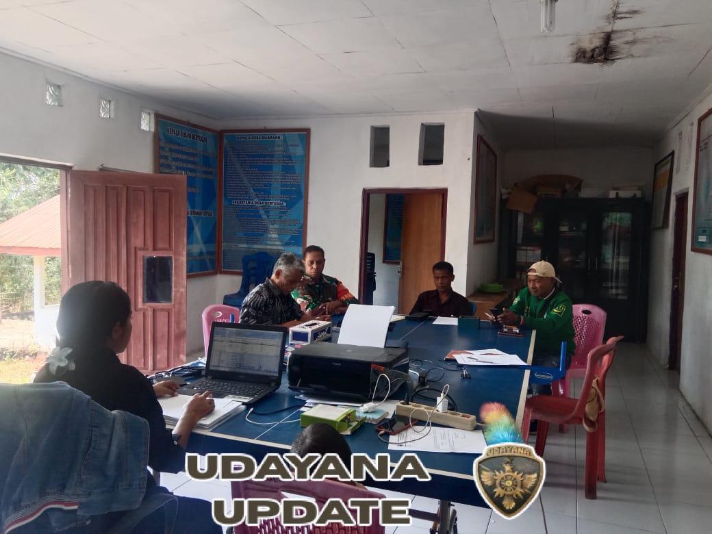 Perkuat Data Teritorial, Babinsa Ende Sambangi Desa Nggesa Biri