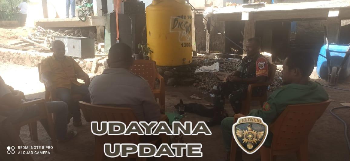 Kodim 1602/Ende Perkuat Keamanan Wilayah dengan Komsos di Desa Tou Timur