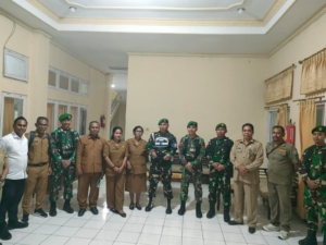 Kodim 1627/Rote Ndao dan Satpol PP Gelar Patroli Mitigasi di Kantor Bupati dan DPRD