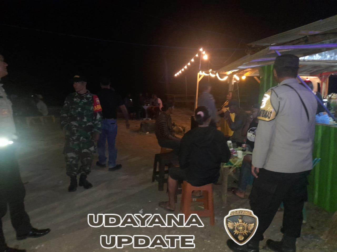 Patroli Malam Gabungan di Desa Pasir Putih Ciptakan Suasana Aman dan Kondusif