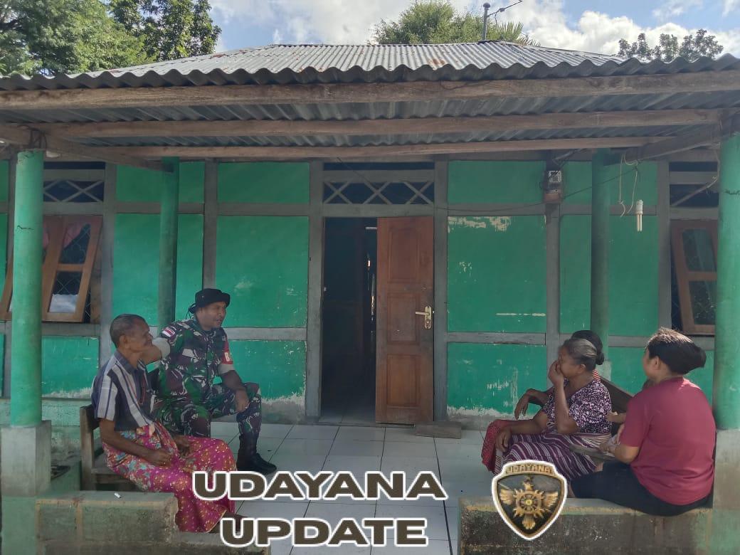 Babinsa Tapenpah Ajak Warga Jaga Kesehatan dan Kebersihan Lingkungan