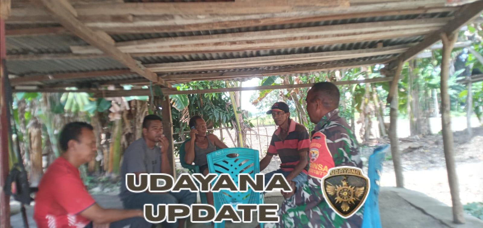 Pererat Sinergi, Babinsa Koramil 1618-06/Bian Lakukan Komsos di Desa Kotafoun