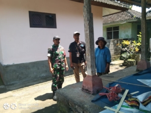 Pendampingan Babinsa Desa Jegu, Pendataan BPNT Kemensos Berjalan Lancar