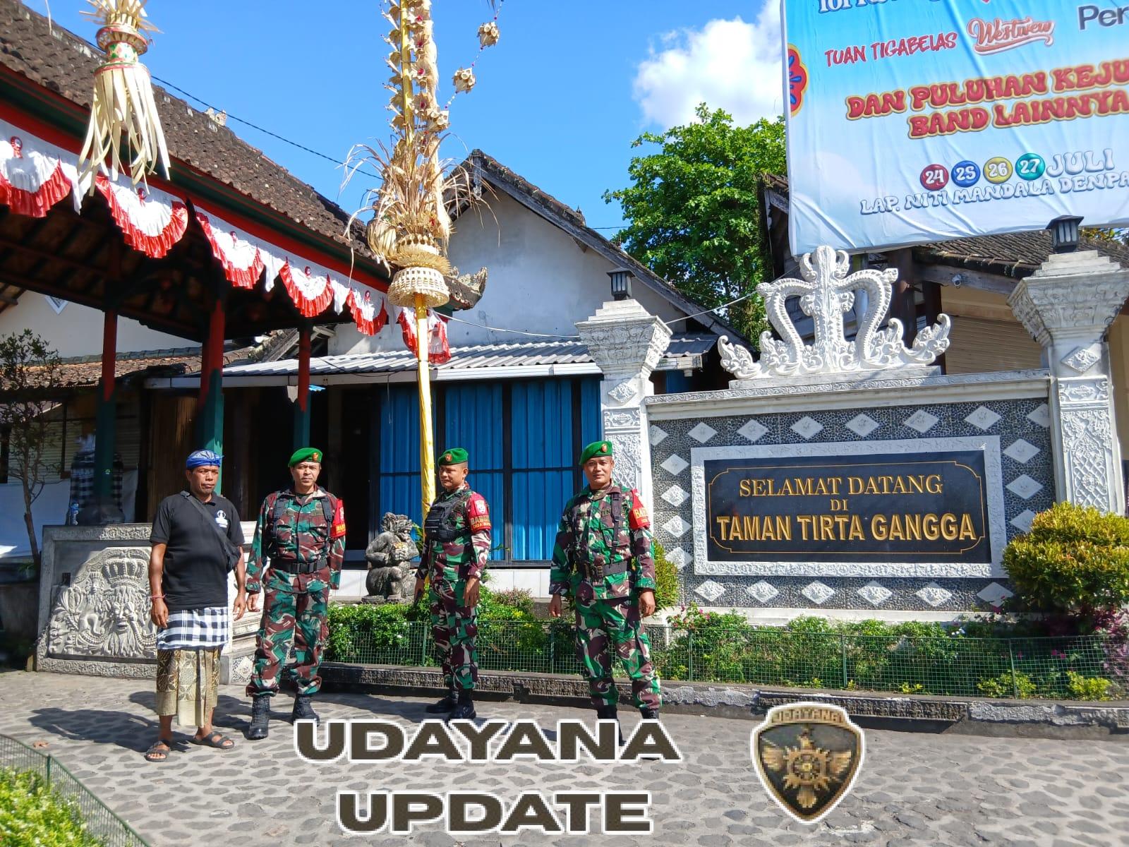 Monitoring perkembangan situasi wilayah Kodim 1623/Karangasem dan Koramil jajaran laksanakan patroli gabungan.