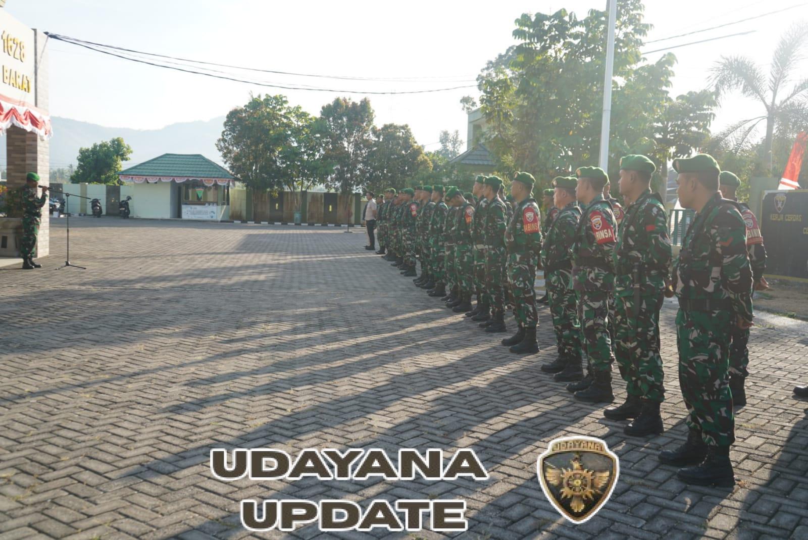 Apel Siaga Kodim 1628/Sumbawa Barat, Fokus Antisipasi Dampak Aksi Demonstrasi Nasional