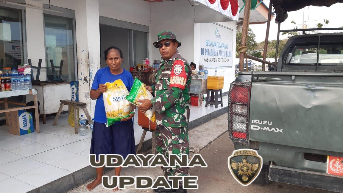 Koramil 1627-02/PB Salurkan Beras SPHP GPM untuk Ringankan Beban Warga