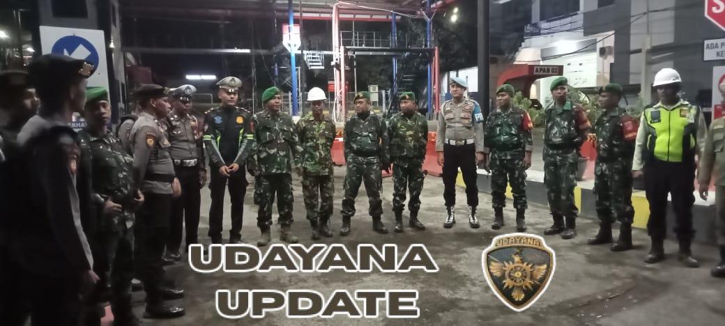 Personil Koramil 1608-01/Rasanae ikuti Patroli Gabungan Pastikan Keamanan Kota Bima