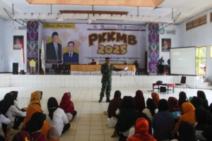 Babinsa Mande Pantau Langsung Pelaksanaan Wawasan Kebangsaan di Kampus UNSWA