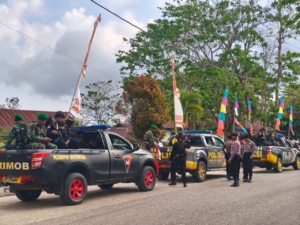 Sinergitas TNI-Polri di Sumba Barat, Apel Gabungan dan Patroli Wujudkan Rasa Aman
