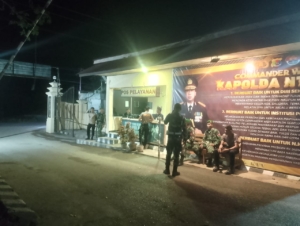 Makodim 1627/Rote Ndao Gelar Patroli Malam Antisipasi Potensi Kerawanan