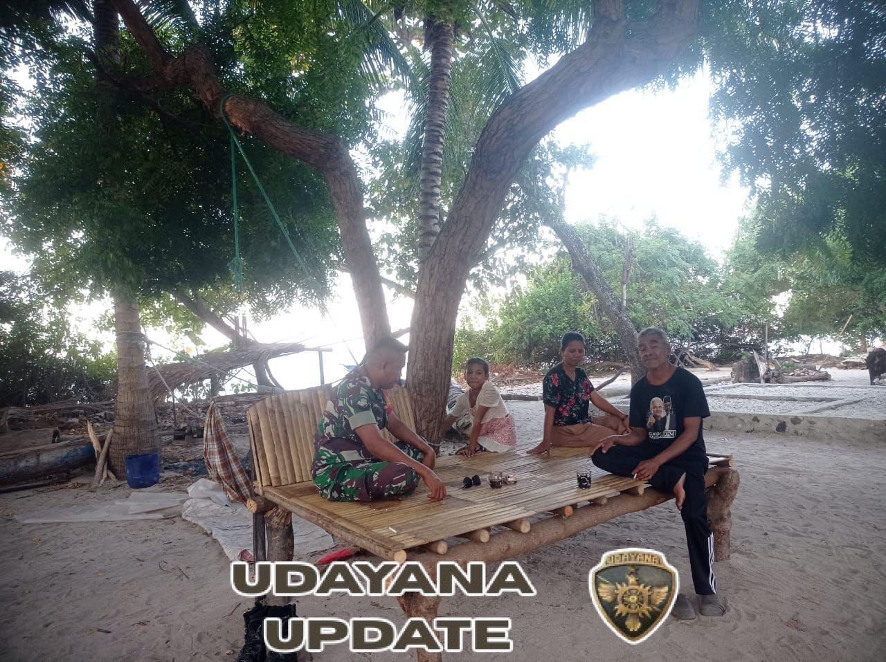 Sertu Anwar Abdullah Pantau Wilayah dan Jalin Silaturahmi dengan Warga