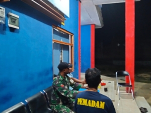 Koramil 1628-05/Jereweh Gelar Patroli Malam Jaga Situasi Kondusif