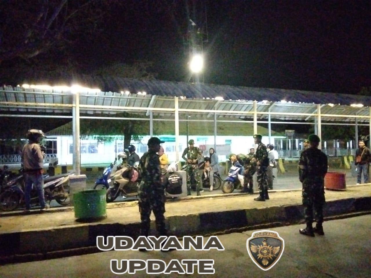Koramil Poto Tano dan Yon TP 835 Gelar Patroli Jaga Keamanan Pelabuhan