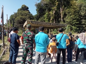 Kodim 1602/Ende Aktif dalam Penghijauan, Tanam Bambu di Wilayah Kecamatan Ende Timur