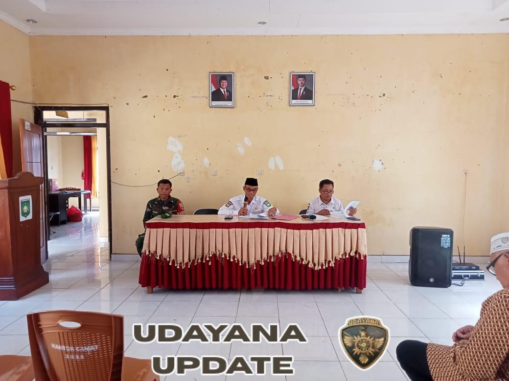 Babinsa Koramil 1607-02/Empang Ikut Kawal Rapat Pengurus Baru Masjid Nurul Yaqin