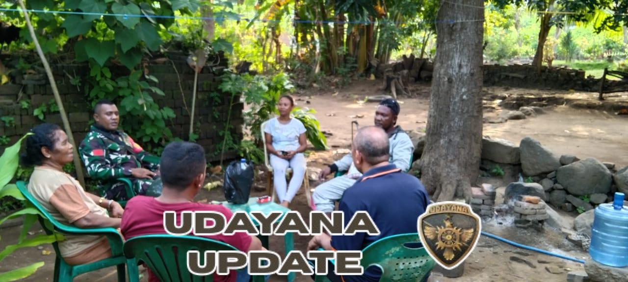 Meningkatkan Kesadaran Keamanan, Babinsa Koramil 1624-01/Larantuka Laksanakan Komsos dengan Masyarakat