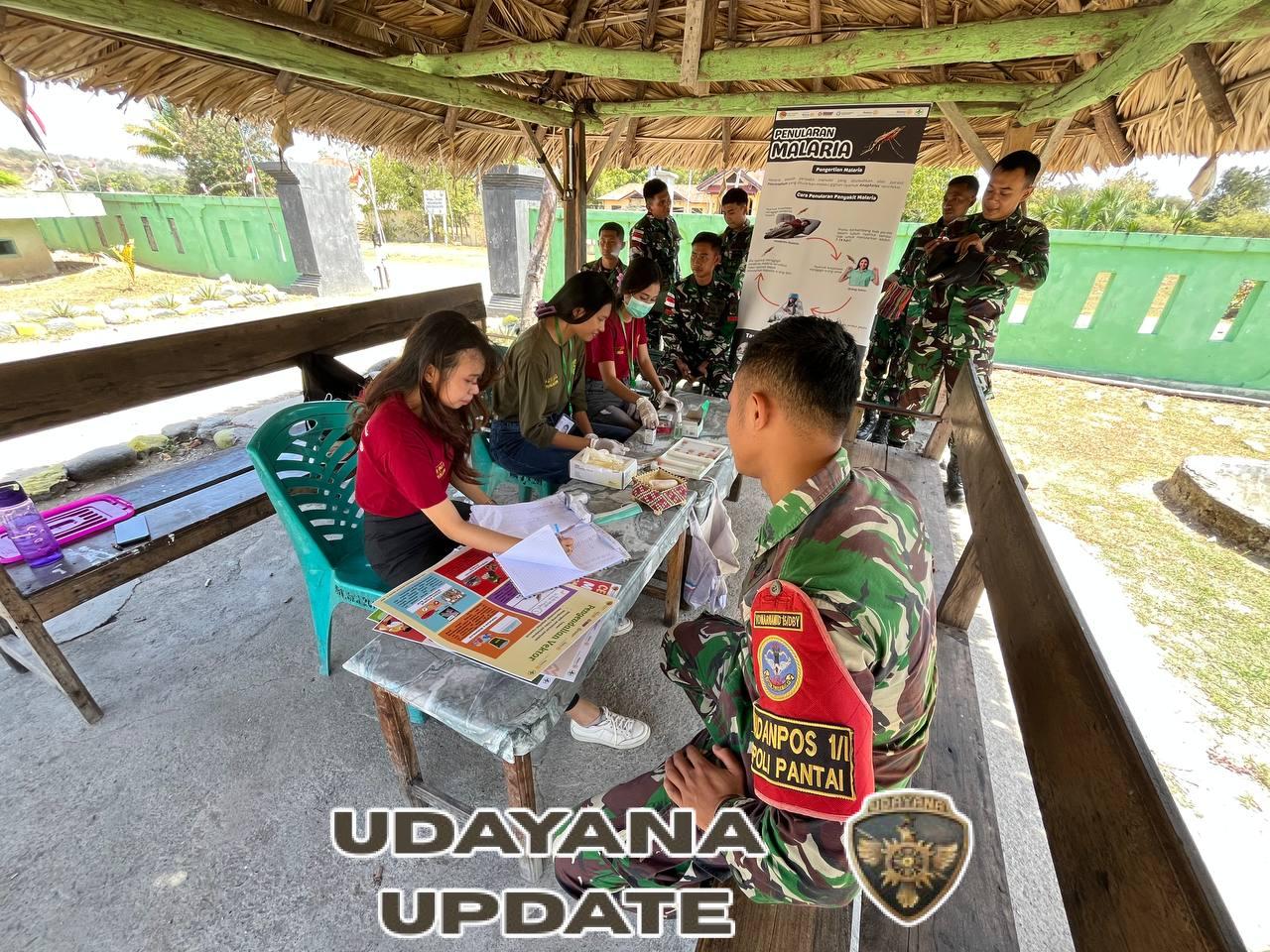 Pemeriksaan Rutin Satgas Pamtas di Oepoli Tengah untuk Jaga Kebugaran Personel